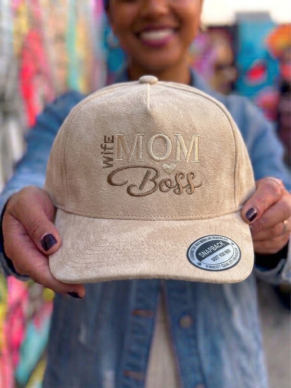 Simply Stitched “Wife Mom Boss” custom